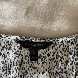 Banana Republic Monochrome Speckled dress
